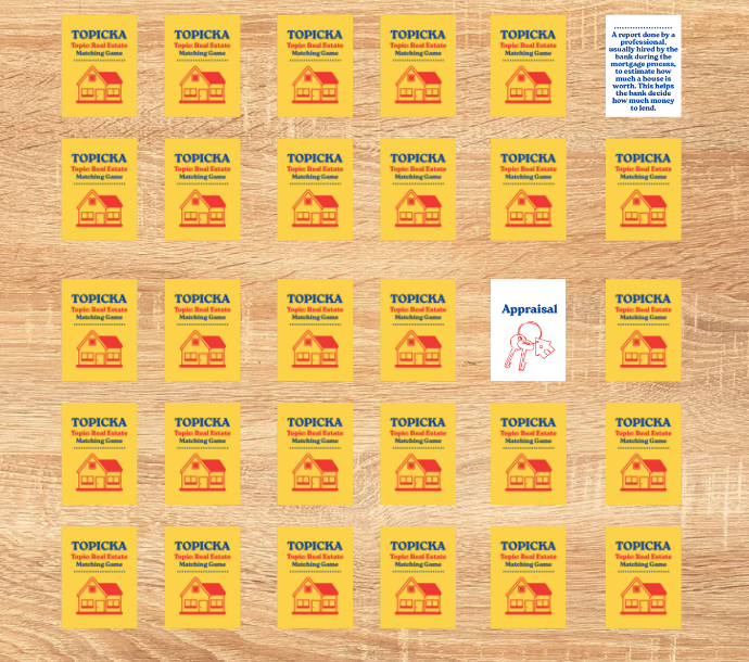 Real Estate Card Game